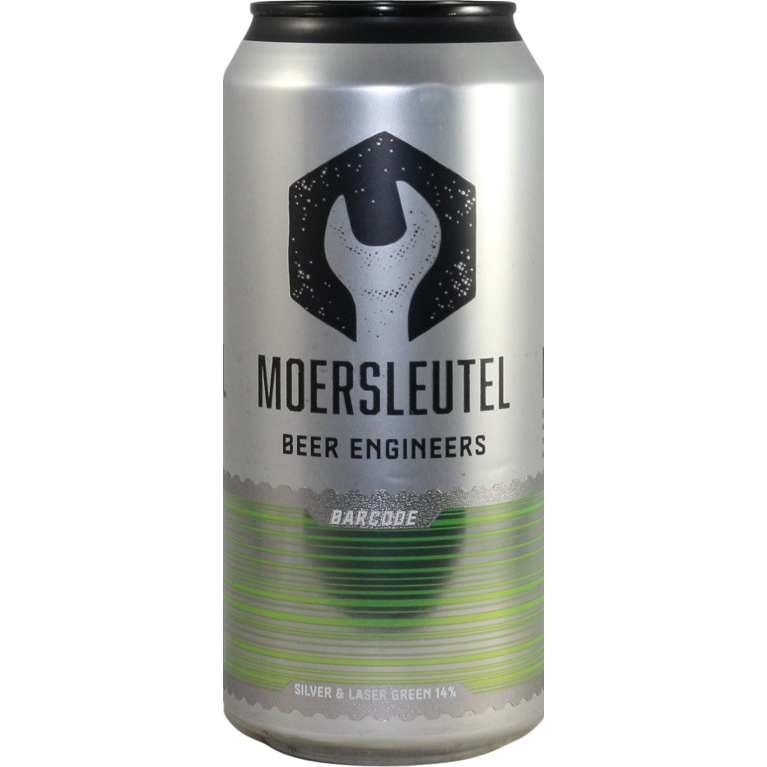 Barcode: Silver & Laser Green